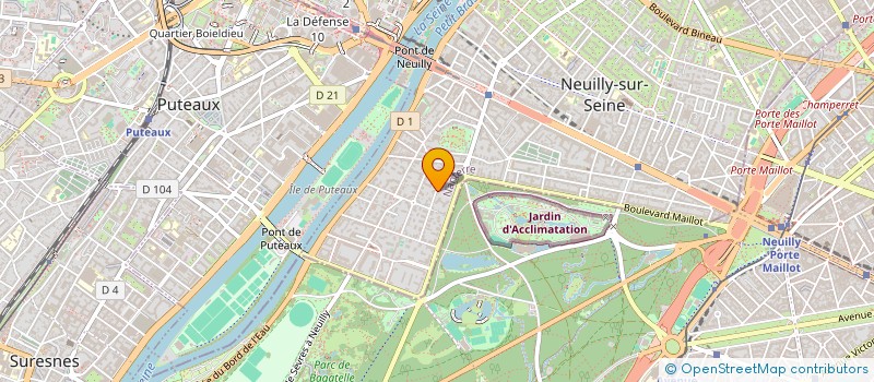 localisation de l'entreprise EDOUARD MANET ET SES AMIS à NEUILLY-SUR-SEINE