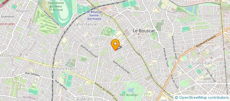 localisation de l'entreprise EDOUARD MAS  LE BOUSCAT