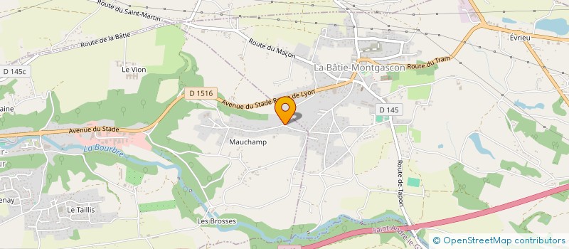 localisation de l'entreprise EDOUARD PIAZZA  SAINT-CLAIR-DE-LA-TOUR