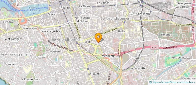 localisation de l'entreprise EDOUARD POTTIER FORMATION à MARSEILLE