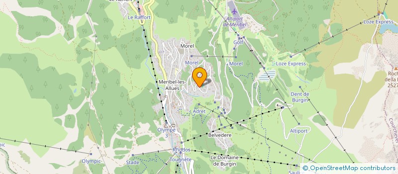 localisation de l'entreprise EDOUARD POULAT -  ANNE-SOPHIE BREMENS  LES ALLUES