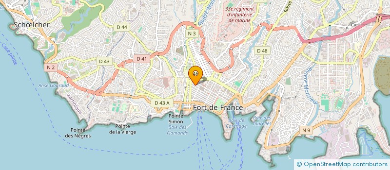 localisation de l'entreprise EDOUARD SARL à FORT-DE-FRANCE