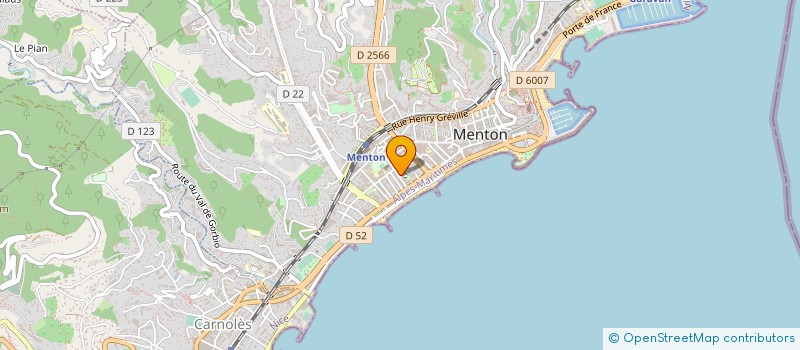 localisation de l'entreprise EDOUARD VII PROPERTY MANAGEMENT à MENTON