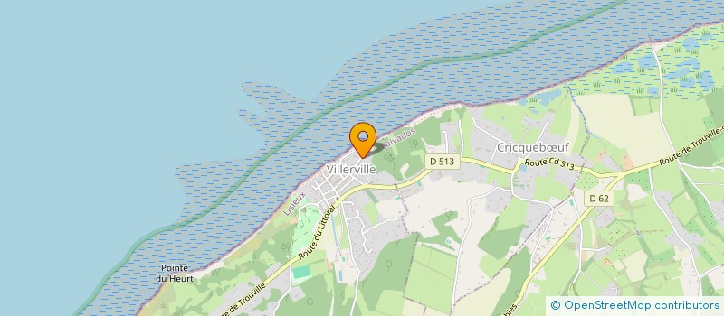 localisation de l'entreprise EDOUARD VIII  VILLERVILLE
