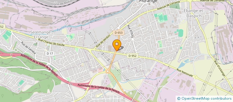 localisation de l'entreprise EDOUARDIS  FLORANGE