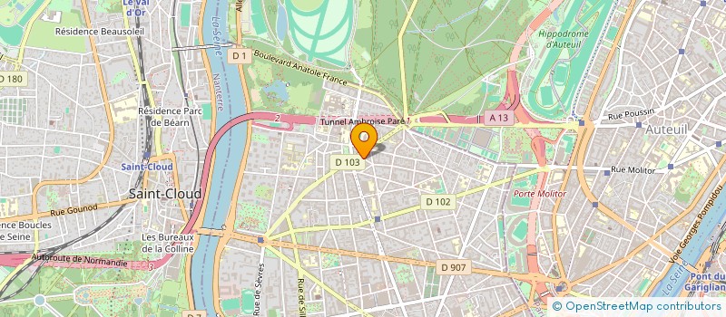 localisation de l'entreprise EDOUISE  BOULOGNE-BILLANCOURT