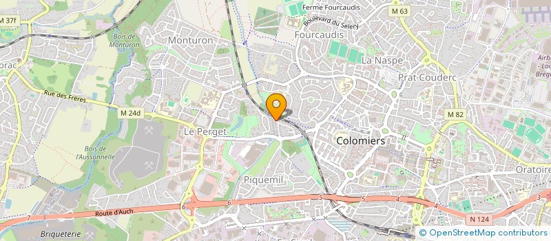 localisation de l'entreprise EDOVIA à COLOMIERS