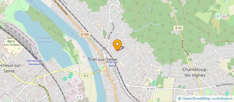 localisation de l'entreprise EDOXXA  TRIEL-SUR-SEINE