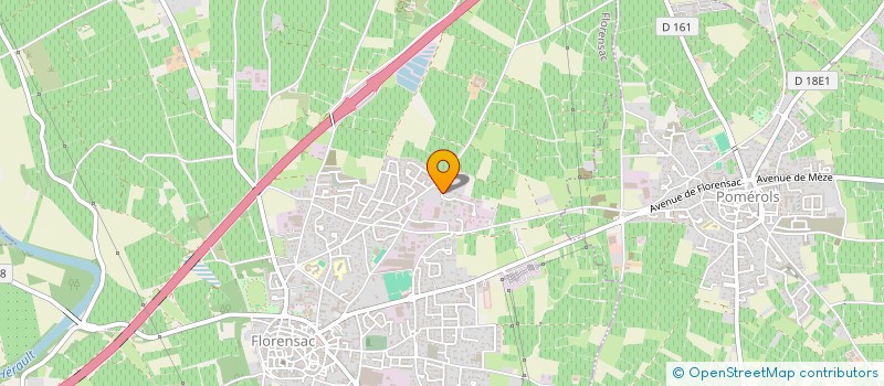 localisation de l'entreprise EDP  FLORENSAC