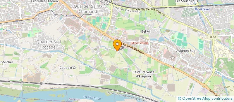 localisation de l'entreprise EDP 84  SARRIANS