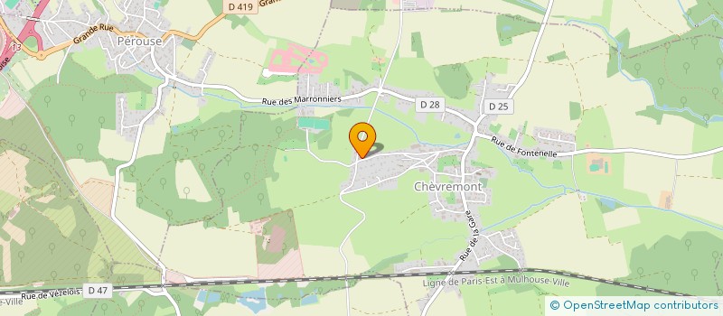 localisation de l'entreprise EDP CONNECT SARL  CHEVREMONT