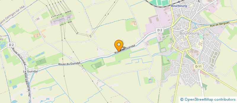 localisation de l'entreprise EDP FLANDRE  BOURBOURG