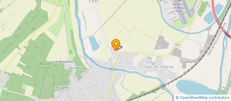 localisation de l'entreprise EDP FRANCE  ISLES-LES-VILLENOY