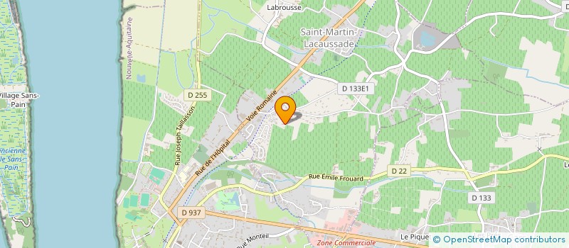 localisation de l'entreprise EDP LOCATION  ST-MARTIN-LACAUSSADE