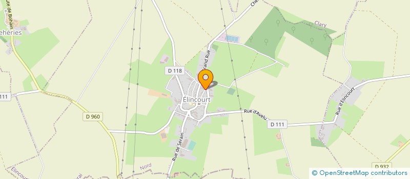 localisation de l'entreprise EDP SECURITE à ELINCOURT
