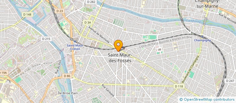 localisation de l'entreprise EDP SOLUTIONS à SAINT-MAUR-DES-FOSSES