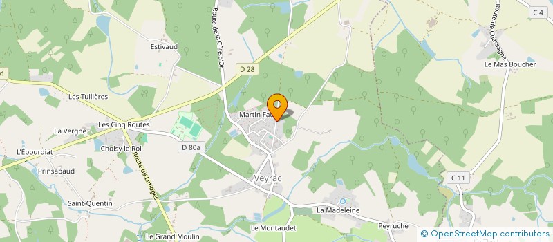 localisation de l'entreprise EDPAL à VEYRAC