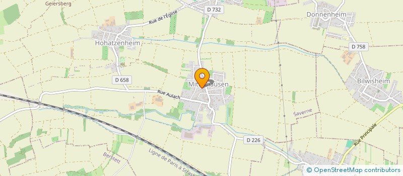 localisation de l'entreprise EDPAT  FORGES