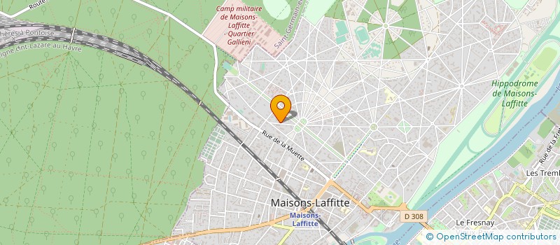 localisation de l'entreprise EDPHIL à MAISONS-LAFFITTE