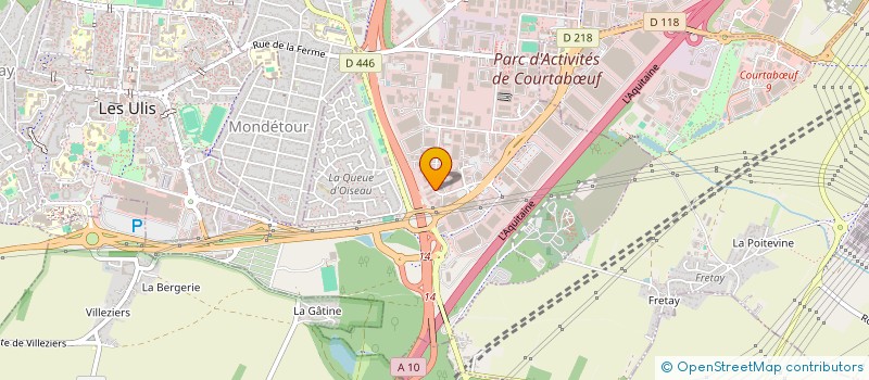 localisation de l'entreprise EDPIR & D'YSAURA à LES ULIS