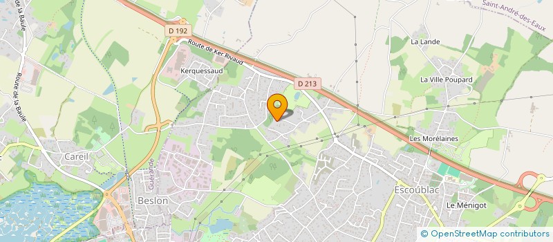 localisation de l'entreprise EDPO  LA BAULE-ESCOUBLAC