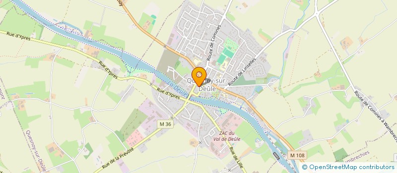 localisation de l'entreprise EDPROFLAM à QUESNOY-SUR-DEULE