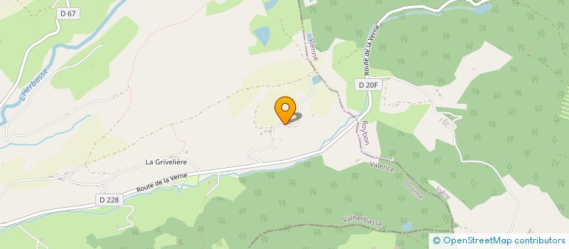 localisation de l'entreprise EDR  VALHERBASSE