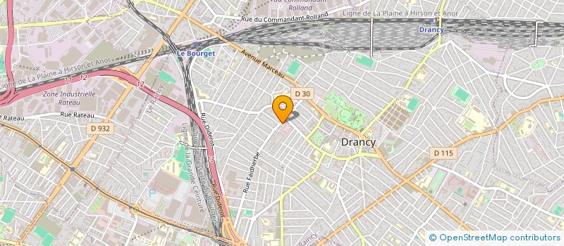 localisation de l'entreprise EDR à DRANCY