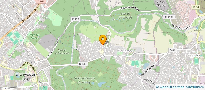 localisation de l'entreprise EDR à LA COURNEUVE