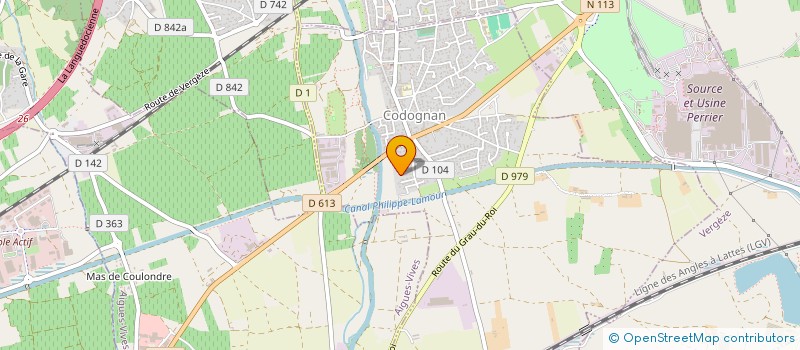 localisation de l'entreprise EDR  CODOGNAN