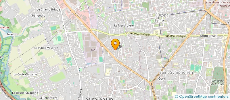 localisation de l'entreprise EDR'CONNECT à SAINT-CYR-SUR-LOIRE