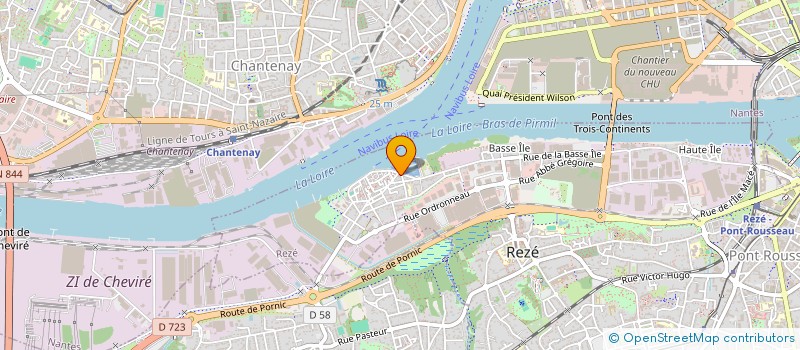 localisation de l'entreprise EDR INVEST  REZE