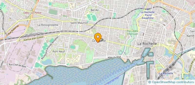 localisation de l'entreprise EDR PROD  LA ROCHELLE