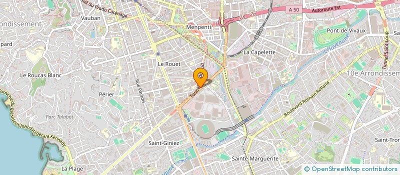 localisation de l'entreprise EDRA INVEST  MARSEILLE