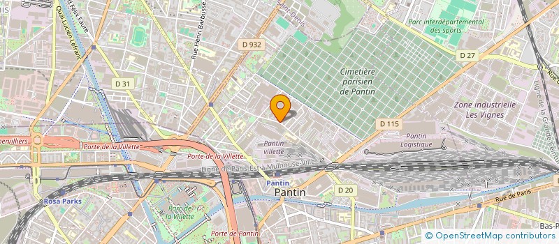 localisation de l'entreprise EDRA SERVICES ET EVENEMENTS  PANTIN