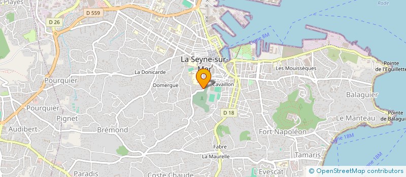 localisation de l'entreprise EDRAGAL  LA SEYNE-SUR-MER