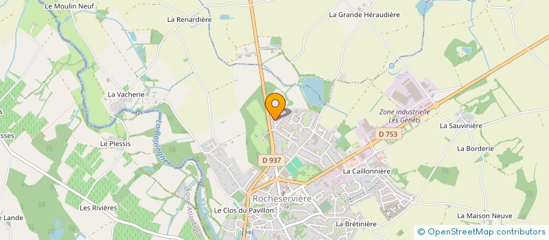 localisation de l'entreprise EDRIGA  ROCHESERVIERE