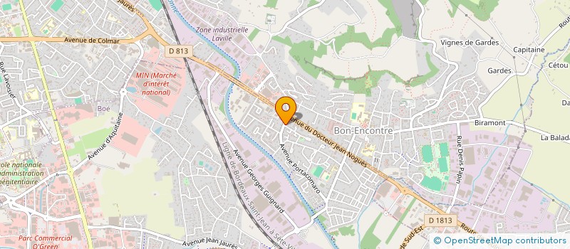 localisation de l'entreprise EDRINET  BOE