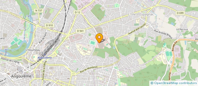 localisation de l'entreprise EDRVDD  ANGOULEME