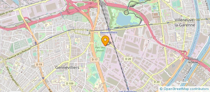 localisation de l'entreprise EDS à GENNEVILLIERS