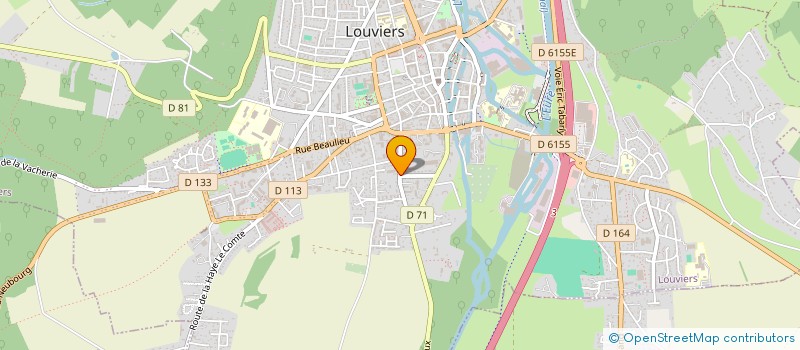 localisation de l'entreprise EDS à LOUVIERS