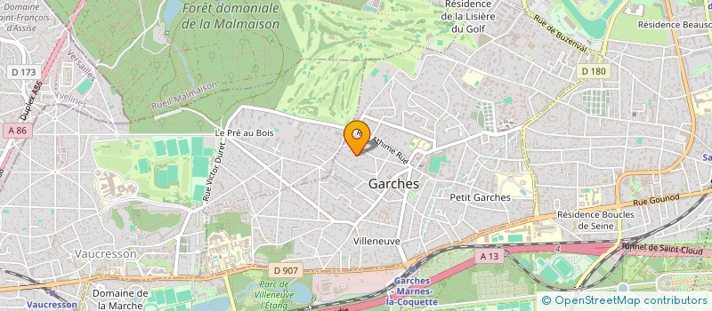 localisation de l'entreprise EDS à GARCHES