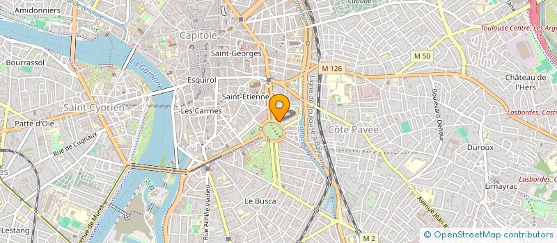 localisation de l'entreprise EDS à TOULOUSE