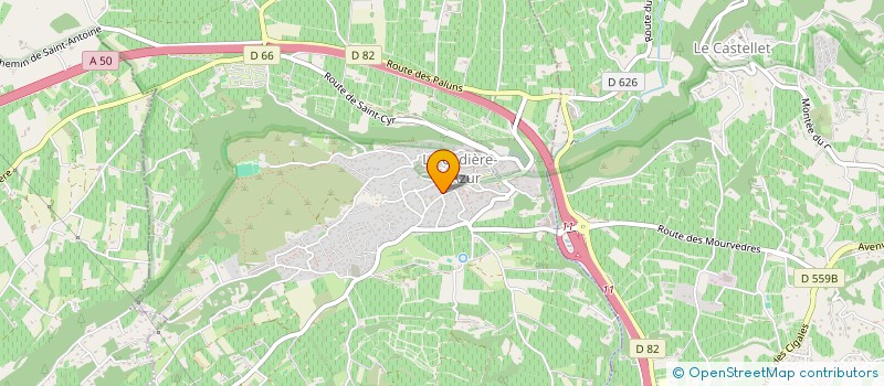 localisation de l'entreprise EDS à LA CADIERE-D'AZUR