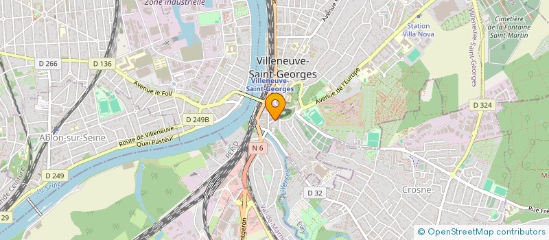 localisation de l'entreprise EDS BTP à VILLENEUVE-SAINT-GEORGES