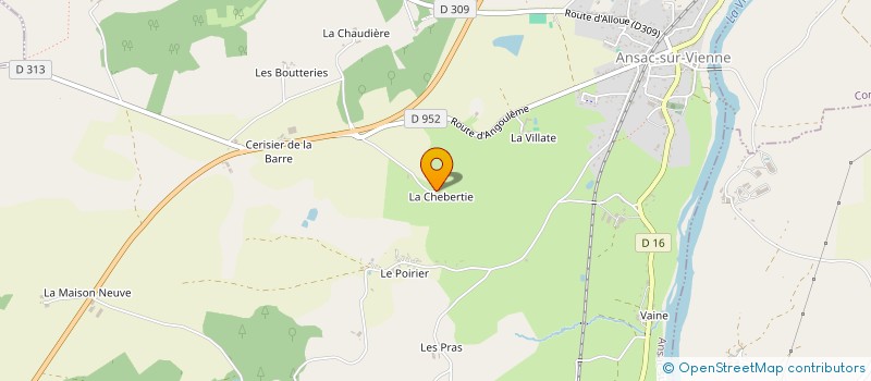 localisation de l'entreprise EDS CAY  ANSAC-SUR-VIENNE