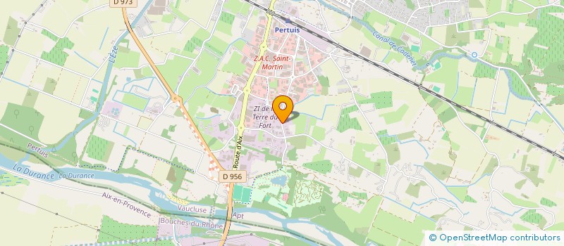 localisation de l'entreprise EDS FRANCE SARL  PERTUIS