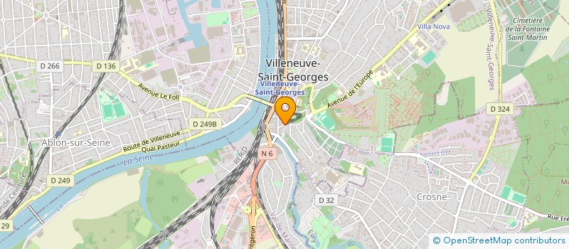 localisation de l'entreprise EDS IMMO  VILLENEUVE-SAINT-GEORGES