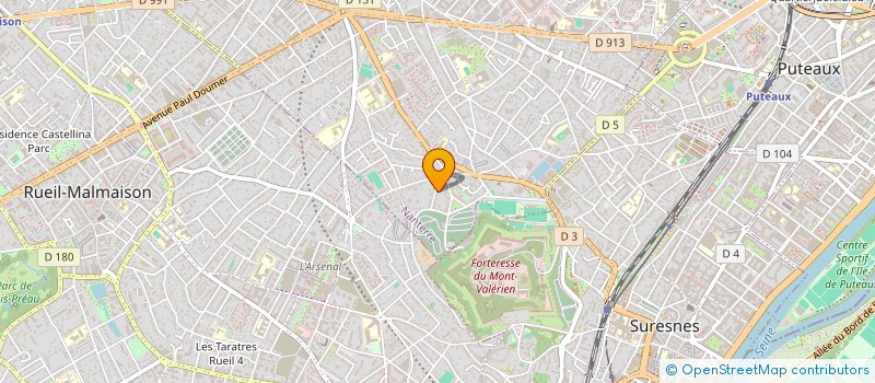 localisation de l'entreprise EDS MAURICE  NANTERRE