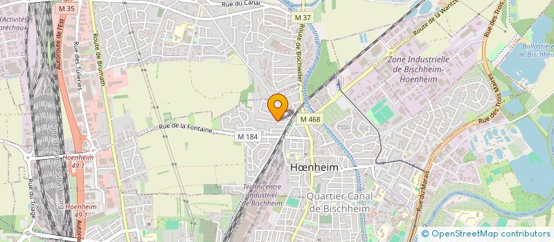 localisation de l'entreprise EDSAM à HŒNHEIM